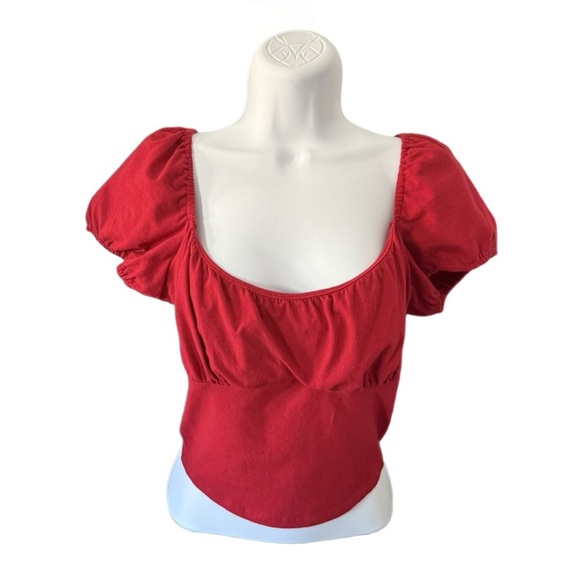 Hollister Red Crop Top - Picture 1 of 8